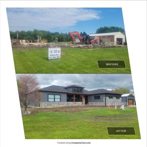 Before and After Home Construction